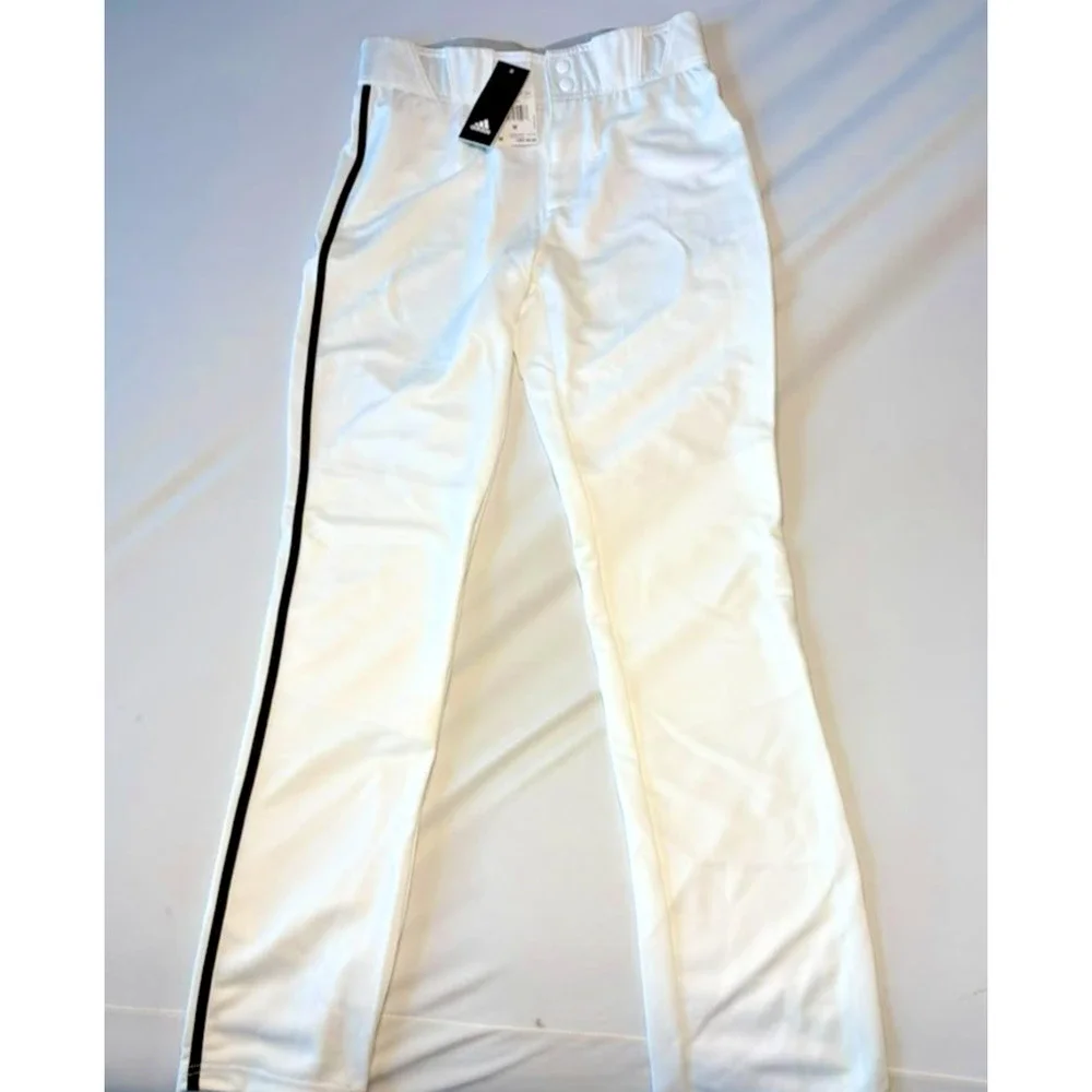 NWT Adidas Icon Pro PIP OH Baseball Pants Mens Medium White / Black MSRP $60